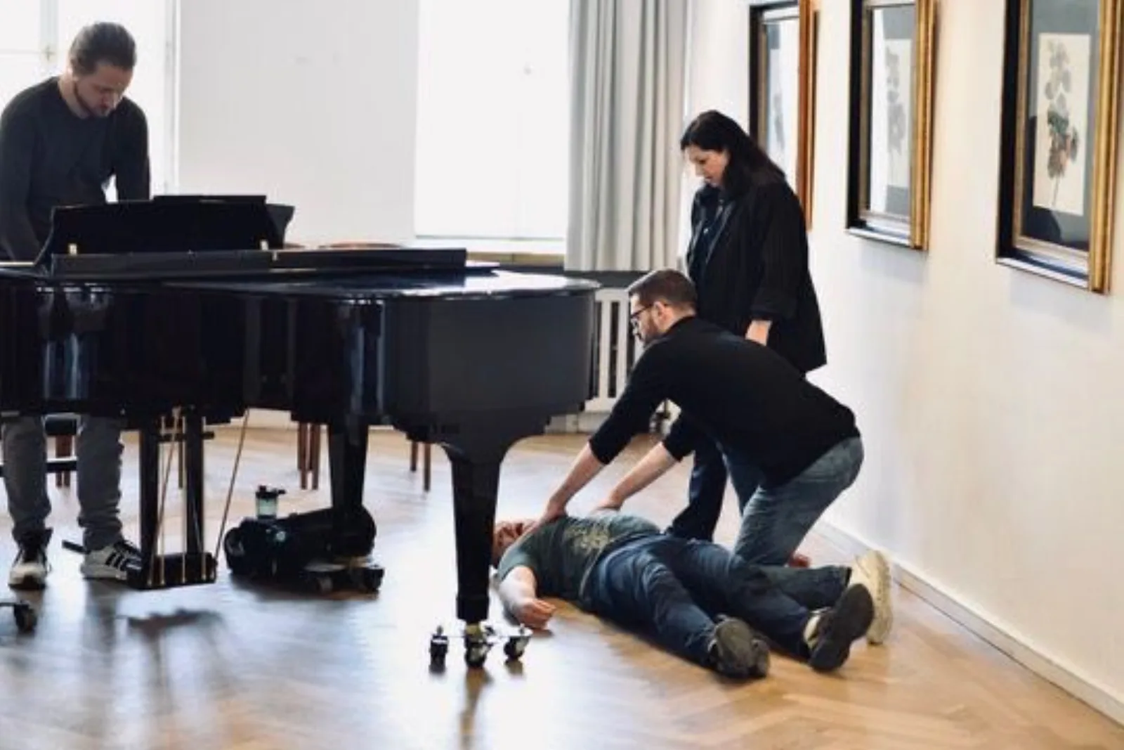 Probe am Klavier während eines Meisterkurses
